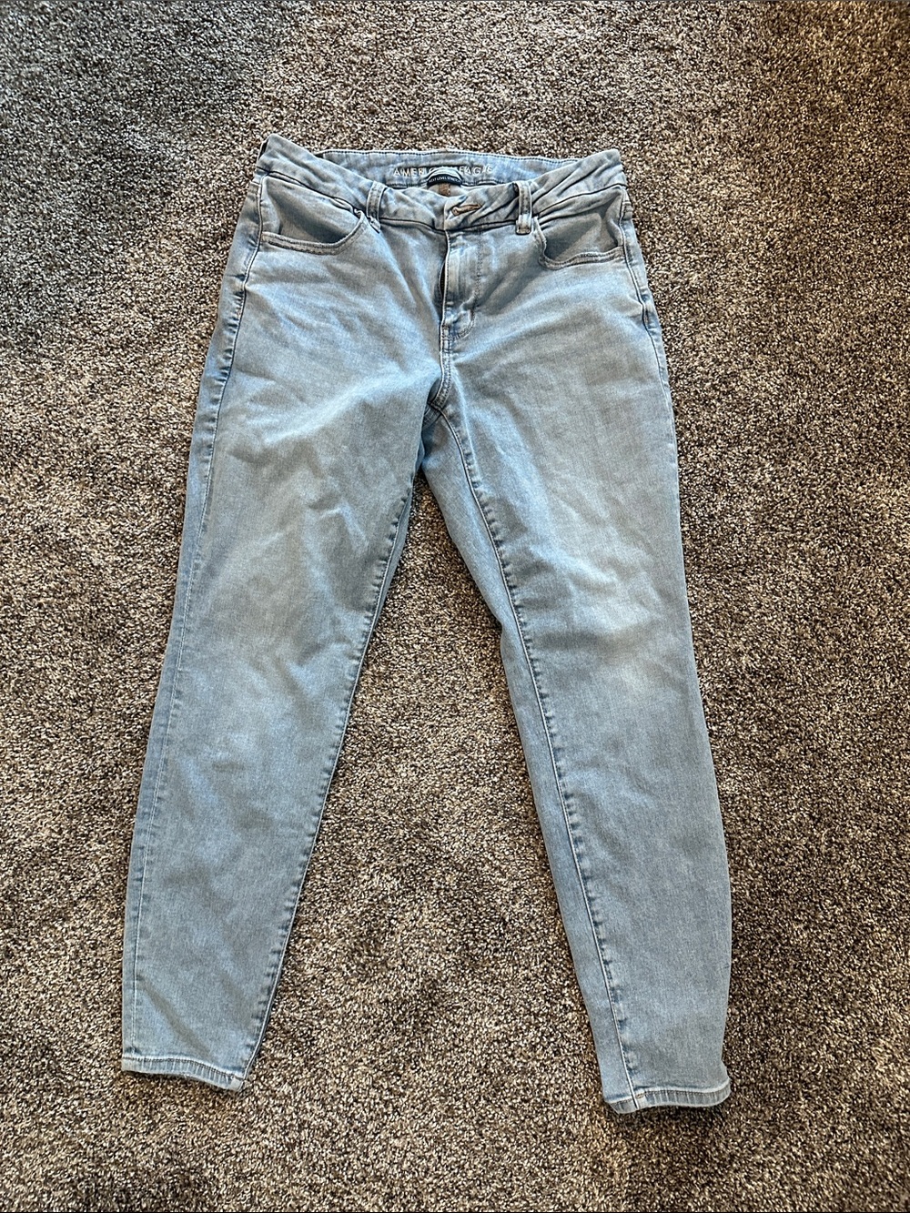 American Eagle Outfitters Light Wash Jeggings